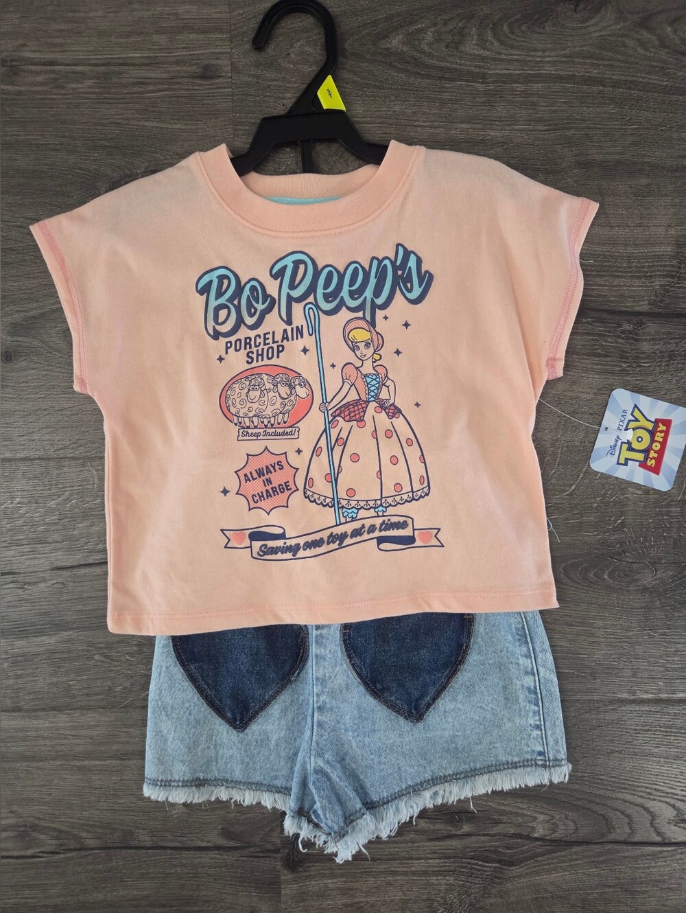 Bo Peep Toy Story Girls 2pc Outfit Size 3t NWT